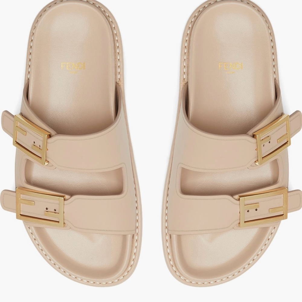 Fendi F Buckle Sandals - Picture 2 of 9